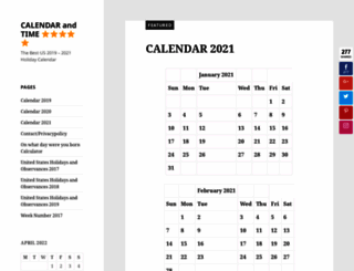 calendar-and-time.com screenshot