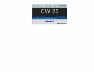 calendar-week.net screenshot