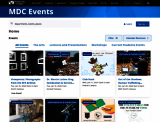 calendar.mdc.edu screenshot