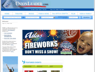 calendar.unionleader.com screenshot
