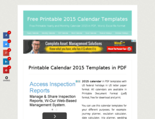 calendar2015.org screenshot