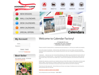 calendarfactory.ie screenshot