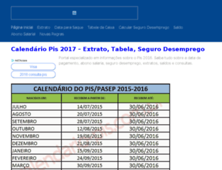 calendario-pis.com.br screenshot