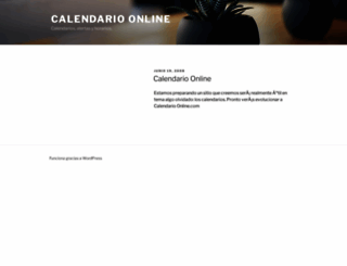 calendarioonline.com screenshot