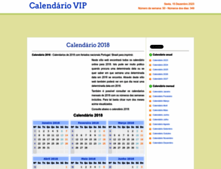 calendariovip.com screenshot