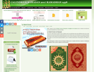 calendrier-ramadan.com screenshot