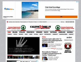 caleno24ore.it screenshot