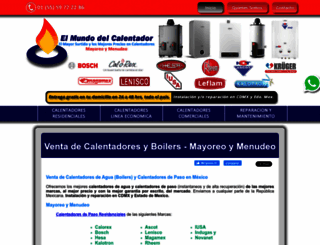 calentadoresdepaso.com.mx screenshot