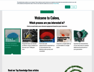 caleva.co.uk screenshot