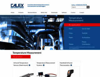 calex.co.uk screenshot