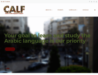calf-lebanon.com screenshot