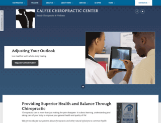 calfeechiro.com screenshot