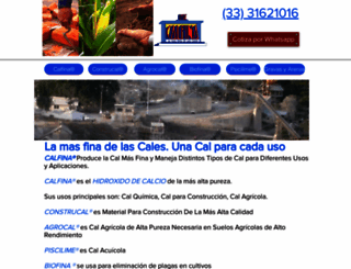 calfina.com.mx screenshot