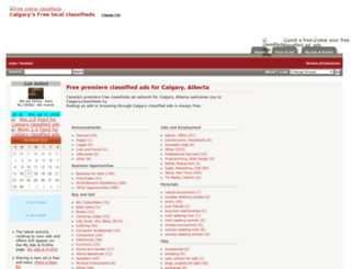 calgary.classifieds.ca screenshot