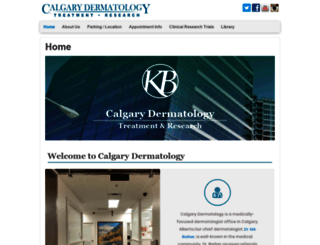 calgarydermatology.com screenshot