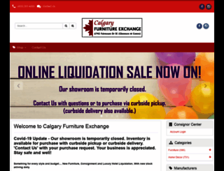 calgaryfurniturex.com screenshot