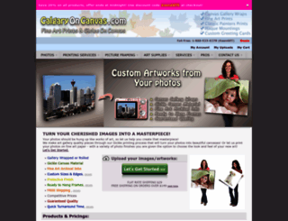 calgaryoncanvas.com screenshot