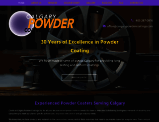 calgarypowdercoatings.com screenshot