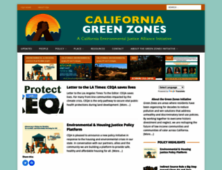 calgreenzones.org screenshot