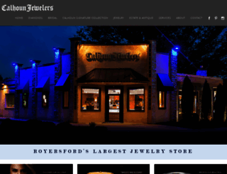 calhounjewelers.com screenshot