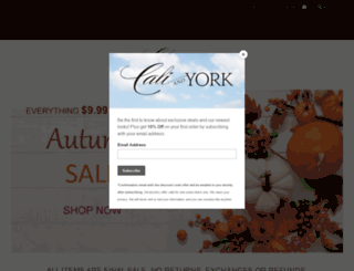 caliandyork.com screenshot
