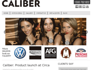 caliber.com.au screenshot