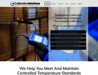 calibrationsolutions.co.nz screenshot