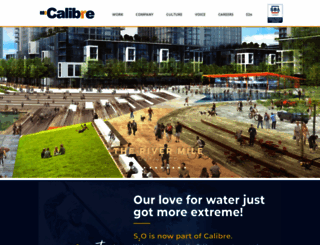 calibre-engineering.com screenshot