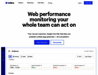 calibreapp.com screenshot