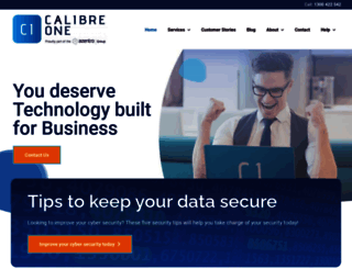 calibreone.com.au screenshot