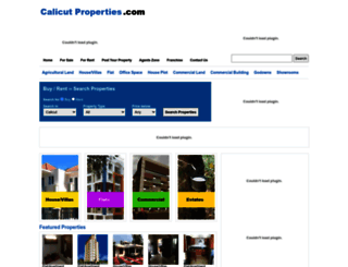 calicutproperties.com screenshot