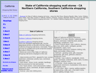 california-mall-stores.com screenshot
