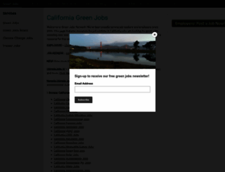 california.greenjobs.net screenshot