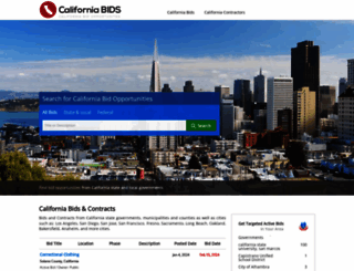 californiabids.us screenshot