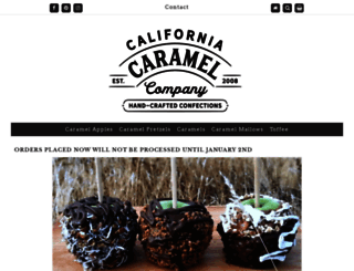 californiacaramelcompany.com screenshot