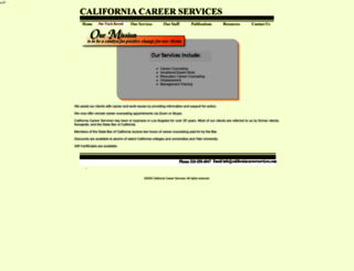 californiacareerservices.com screenshot