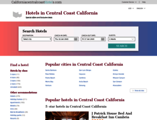 californiacentralcoasthotels.com screenshot