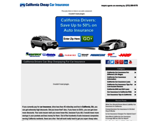 californiacheapcarinsurance.com screenshot