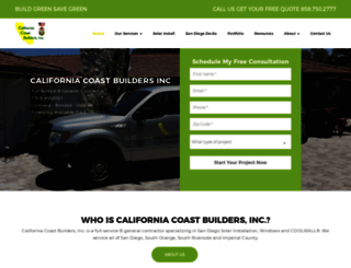 californiacoastbuilders.com screenshot