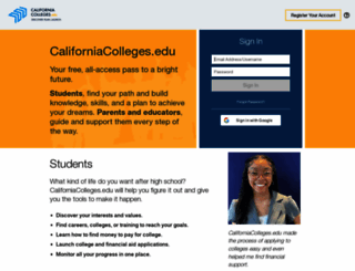 californiacolleges.edu screenshot