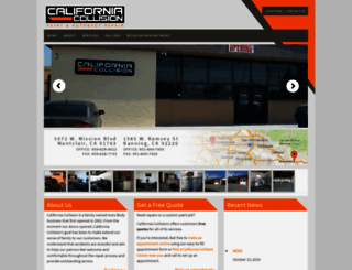californiacollisioncenter.com screenshot