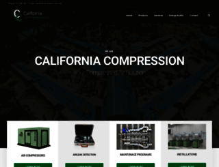 californiacompression.com screenshot