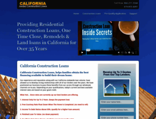 californiaconstructionloans.com screenshot