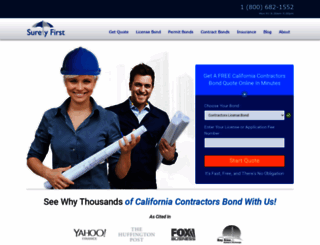 californiacontractorbonds.com screenshot