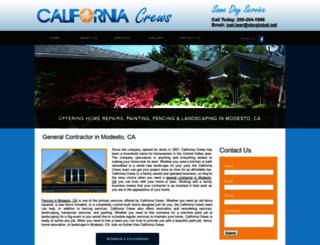 californiacrews.com screenshot