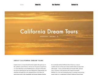 californiadreamtours.com screenshot