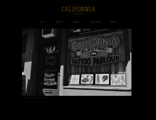 californiaelectrictattoo.com screenshot