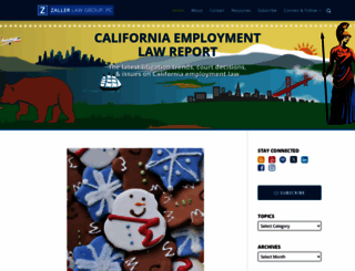 californiaemploymentlawreport.com screenshot