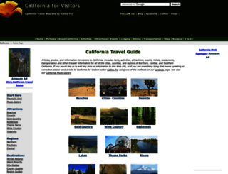 californiaforvisitors.com screenshot