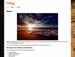 californiahistory.com screenshot